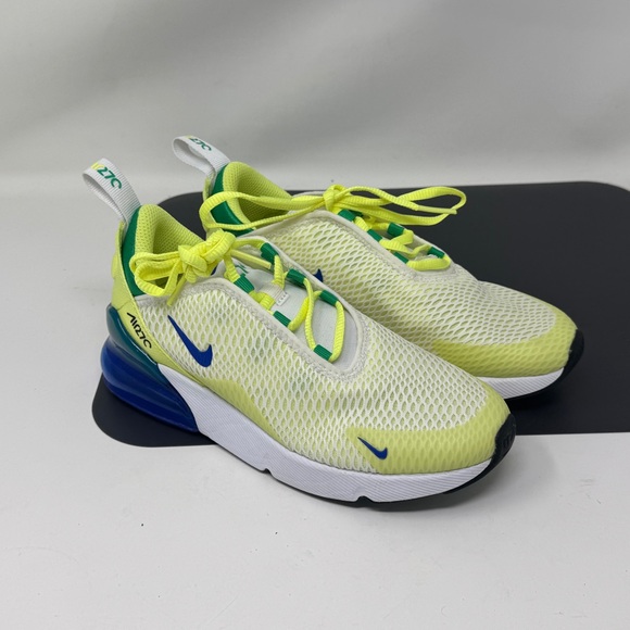 Nike Air Max 270 Bg Ps Size 2Y light Lemon Twist  FN6981-100 - Picture 1 of 11